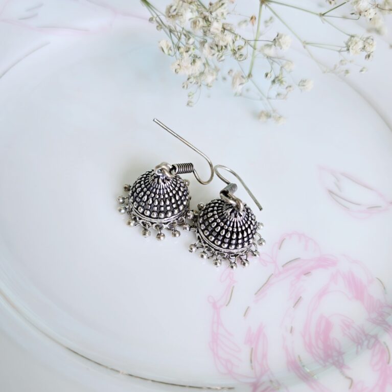 Silver Jhumki